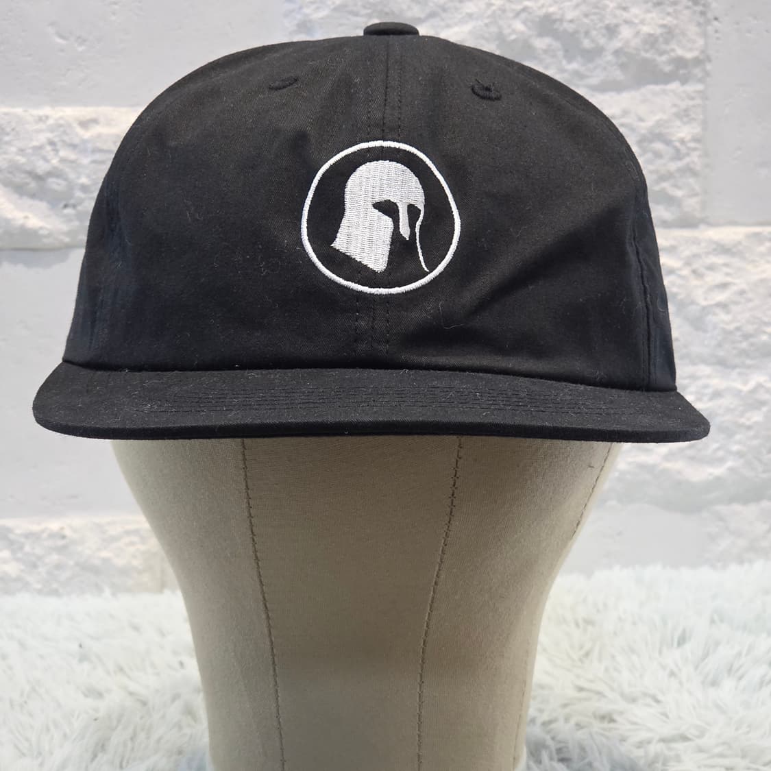 L8-3:프랙(PRAC) 헬멧 로고 스트랩 캡 블랙 56-60cm 상품이미지3