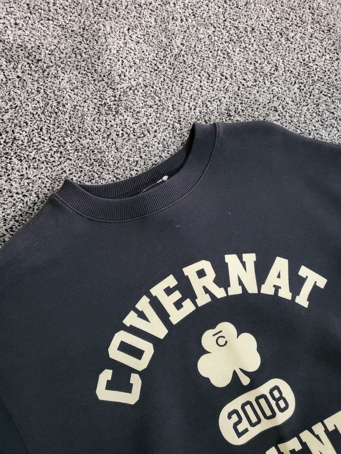 커버낫 여성 네이비 맨투맨 상품이미지3