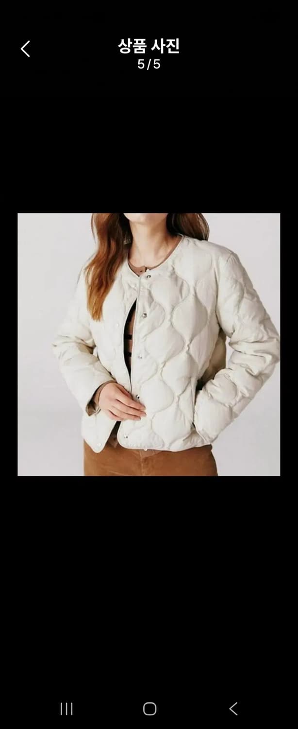 지오다노 경량패딩 상품이미지5