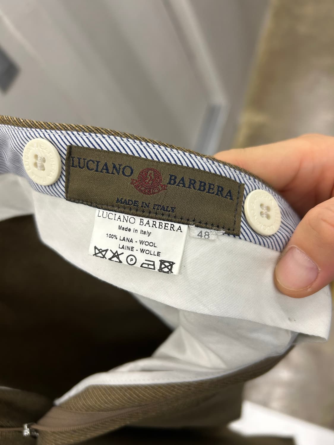 Luciano Barbera(루치아노 바르베라) 남성 슬랙스 바지 상품이미지5