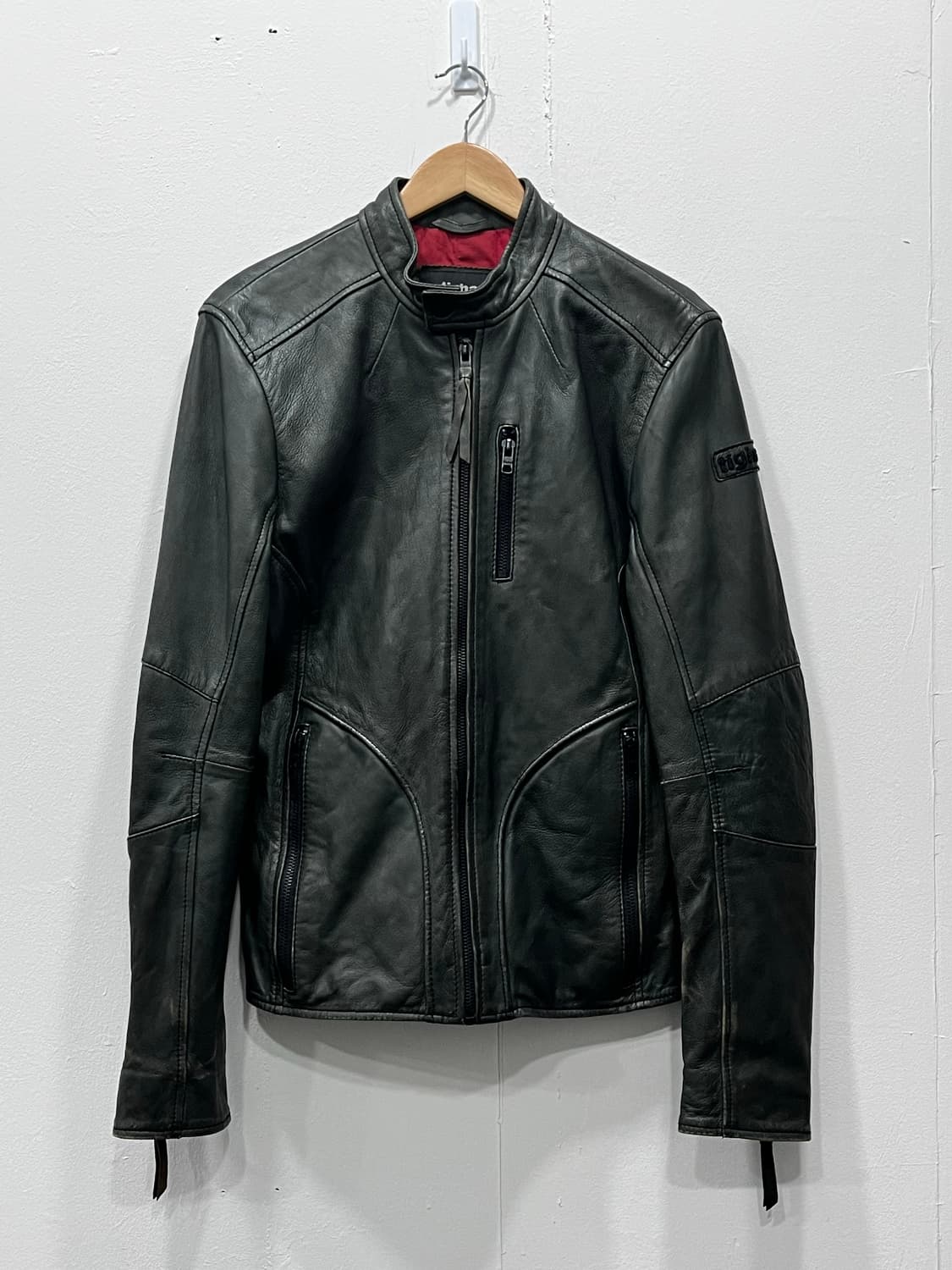 Vintage 티하 Tigha 양가죽 라이더 자켓 S 90-95 상품이미지2