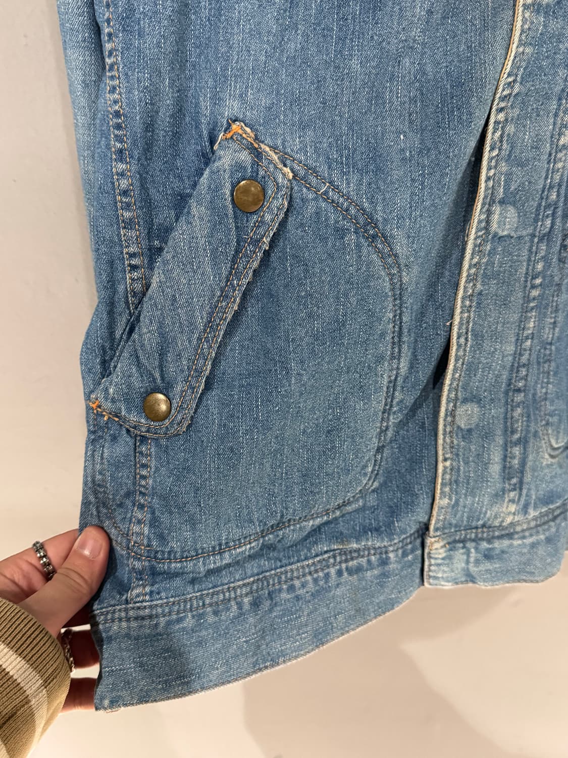 심플리시테 데미지 디테일 데님자켓  상품이미지7