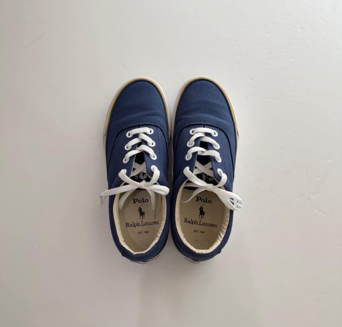 폴로랄프로렌 Keatn 네이비 스니커즈 EUR 36.5 상품이미지1