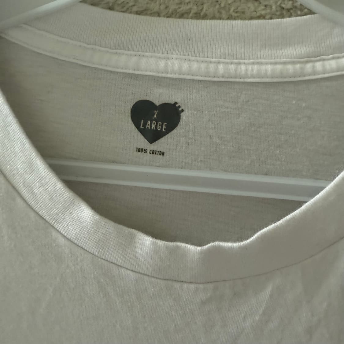 [XL] 휴먼메이드 화이트 반팔 상품이미지5