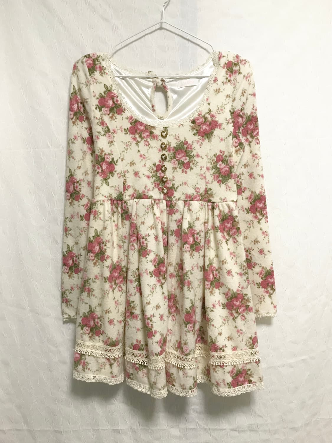 택포•빈티지 lizlisa 리즈리사 핀터깔 히메카지 플로럴 원피스 상품이미지4