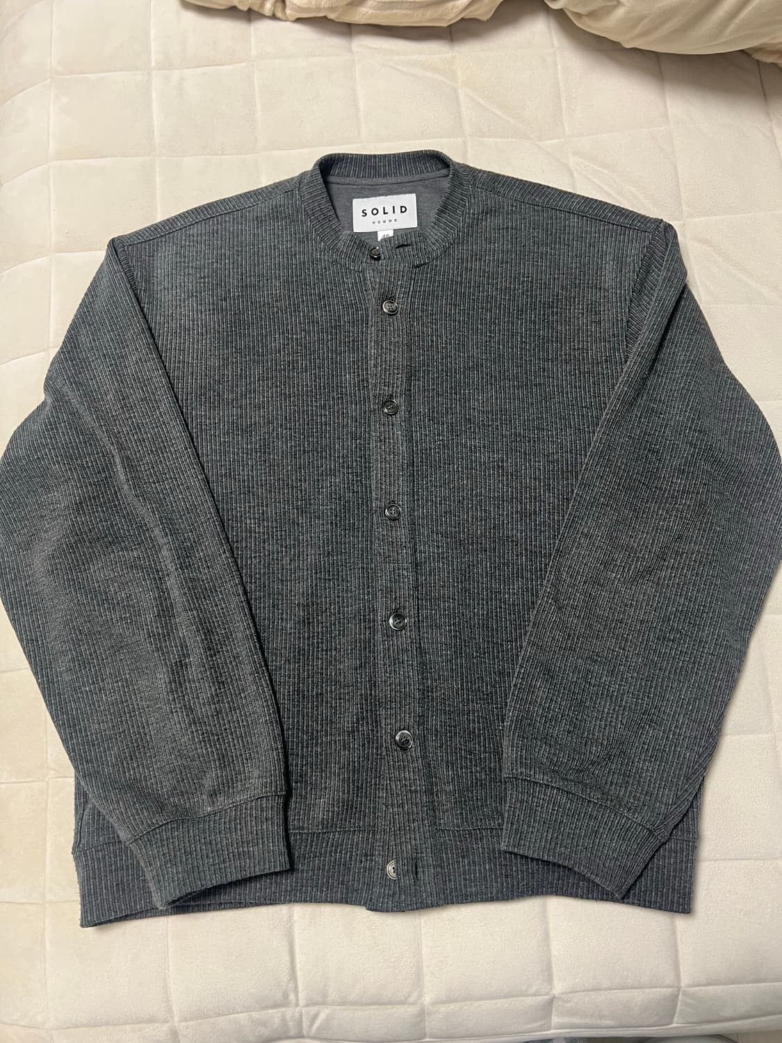 솔리드옴므 라운드 가디건 (2회착) L 상품이미지1