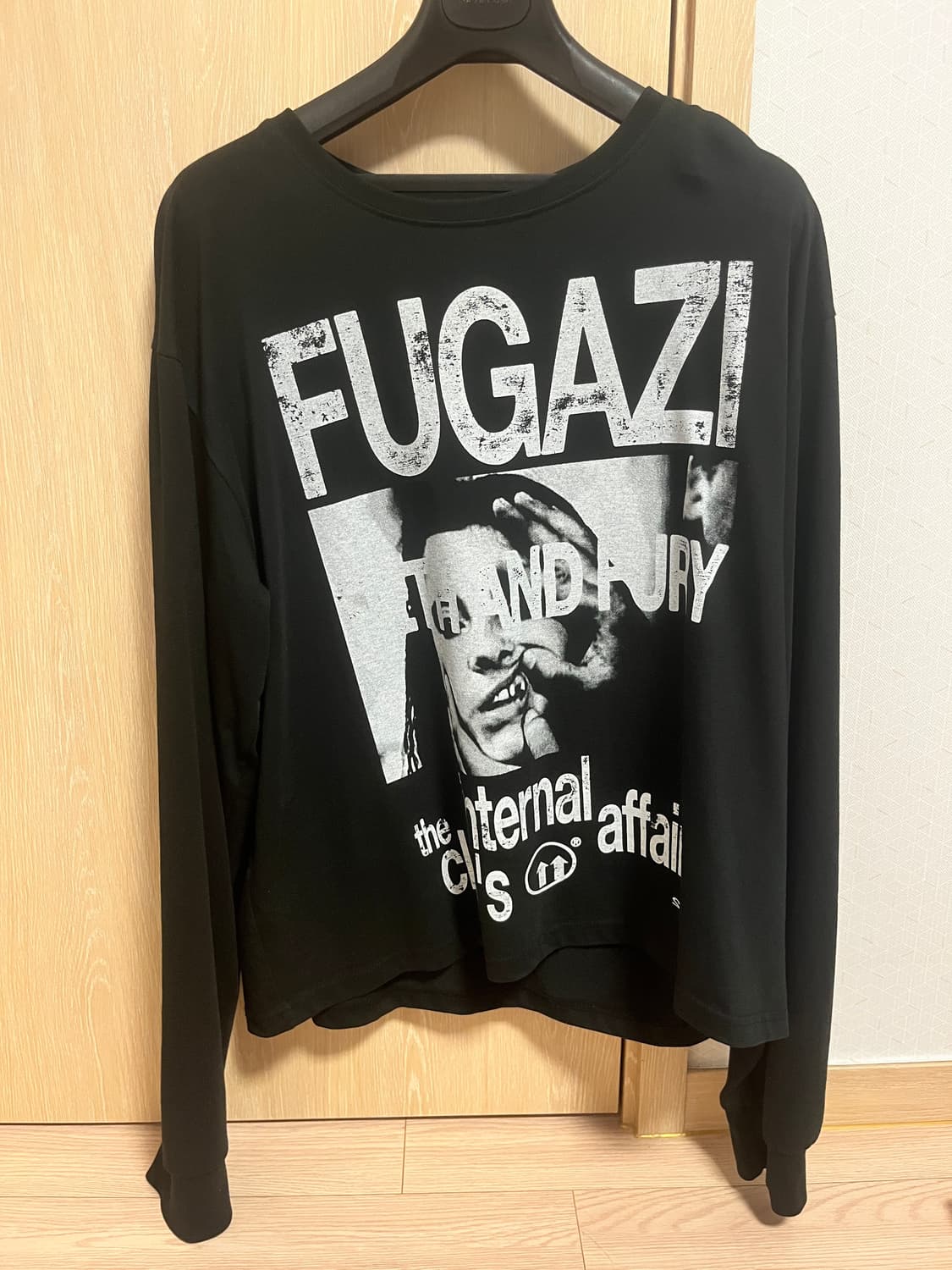 Fugazi long sleeve T shirt black 롱슬리브 펑크 상품이미지1