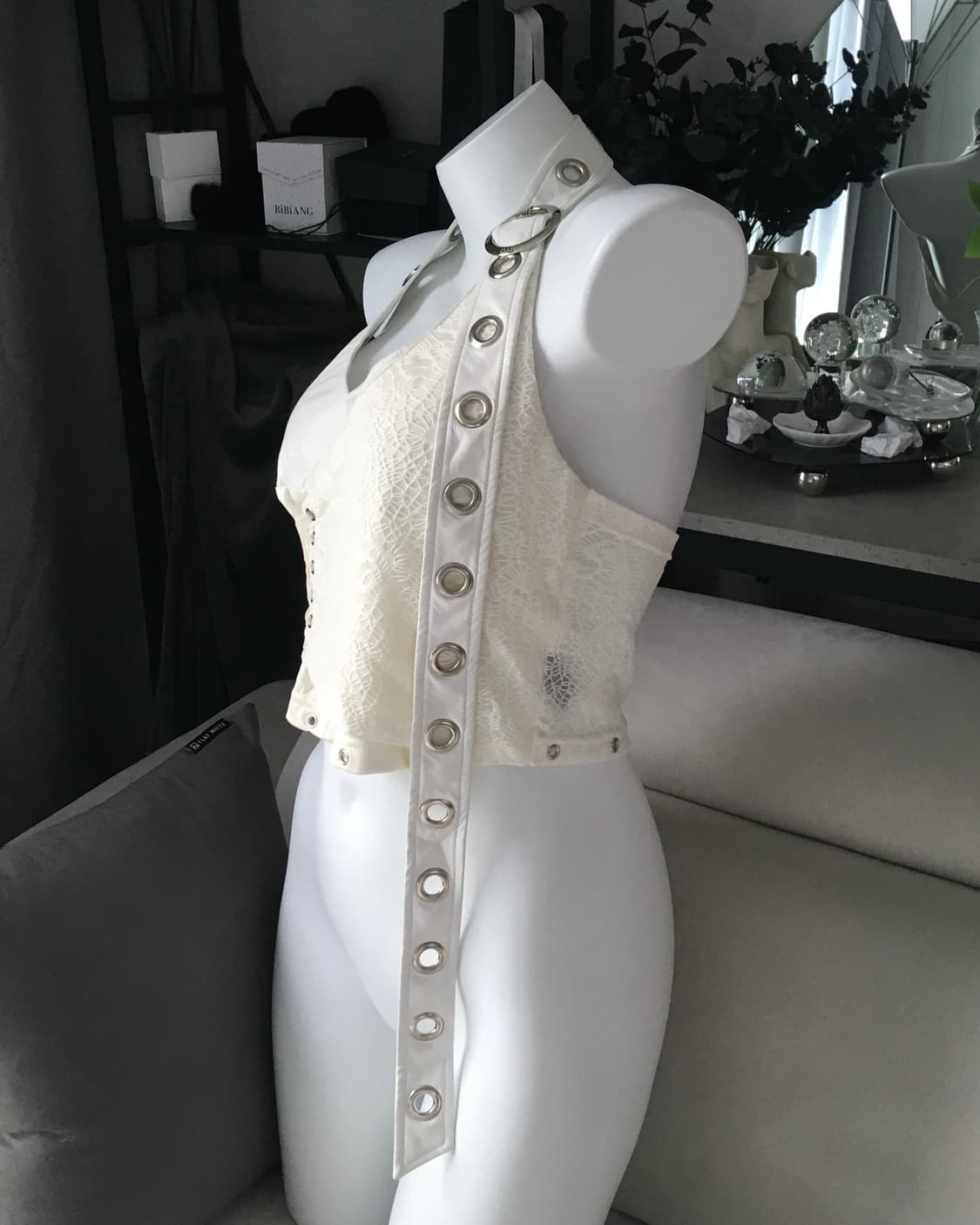 ༒ SATURN LAYERS SET-UP PIECE IN WHITE 상품이미지7