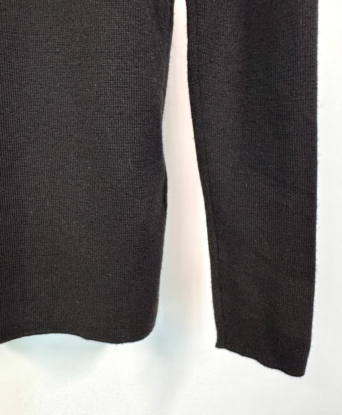 PRADA 프라다 캐시미어, 실크 혼방 블랙 가디건 42 상품이미지4