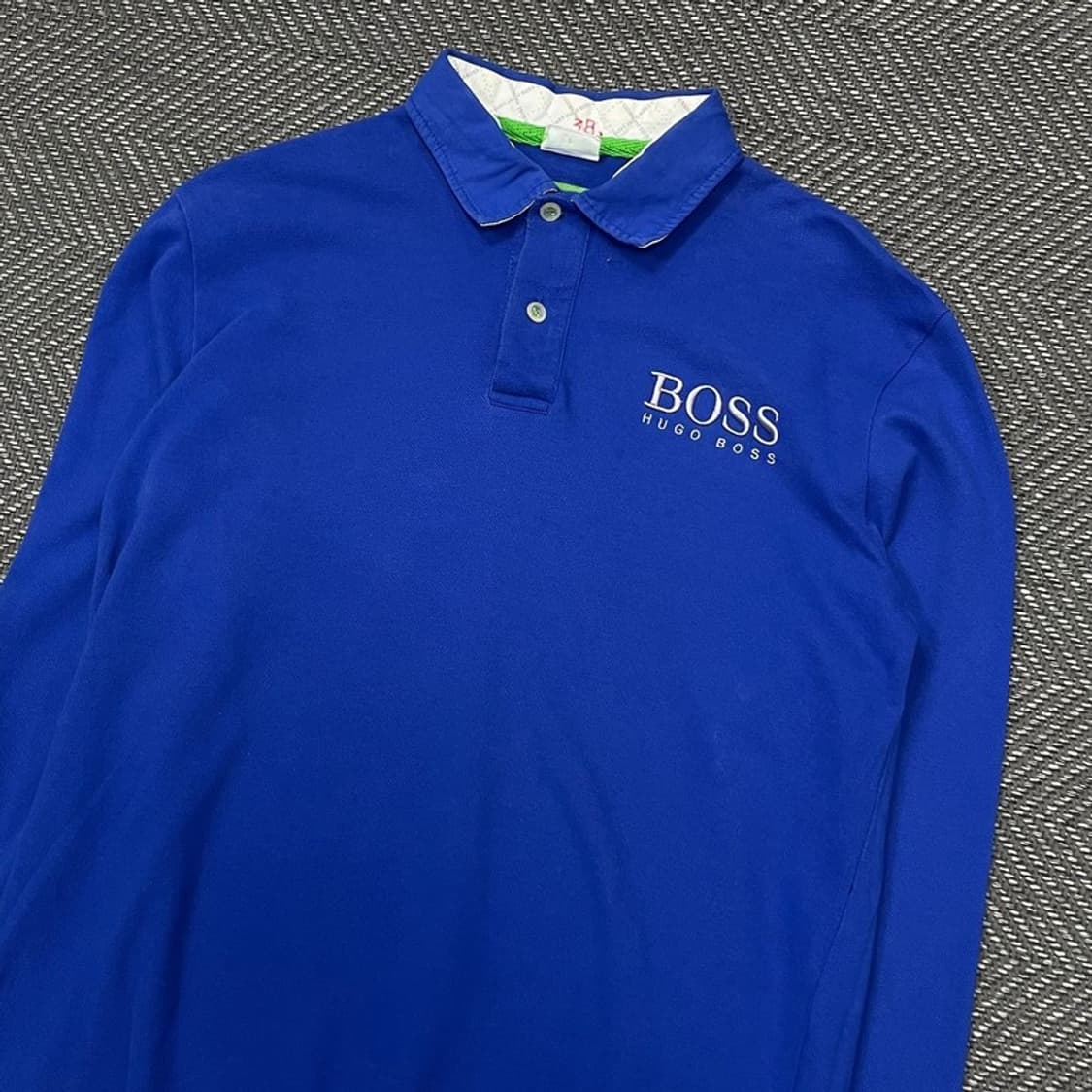 휴고 보스 자수 로고 카라넥 티셔츠 v0341 상품이미지3