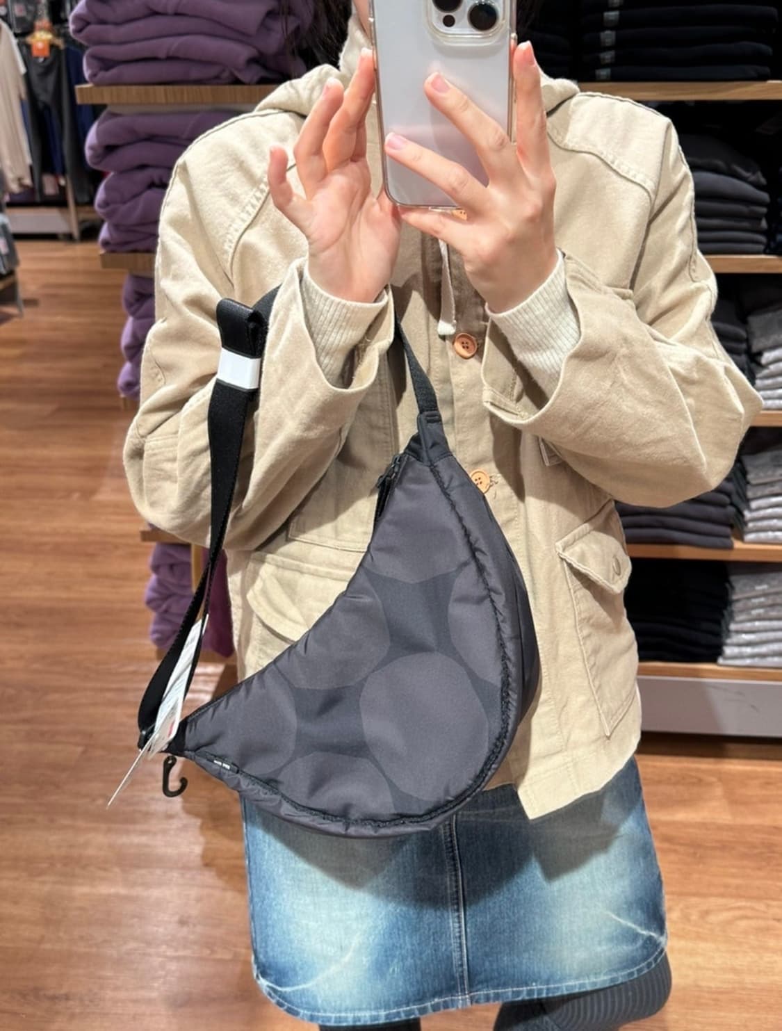 유니클로 마리메꼬 반달백 크로스백 상품이미지5