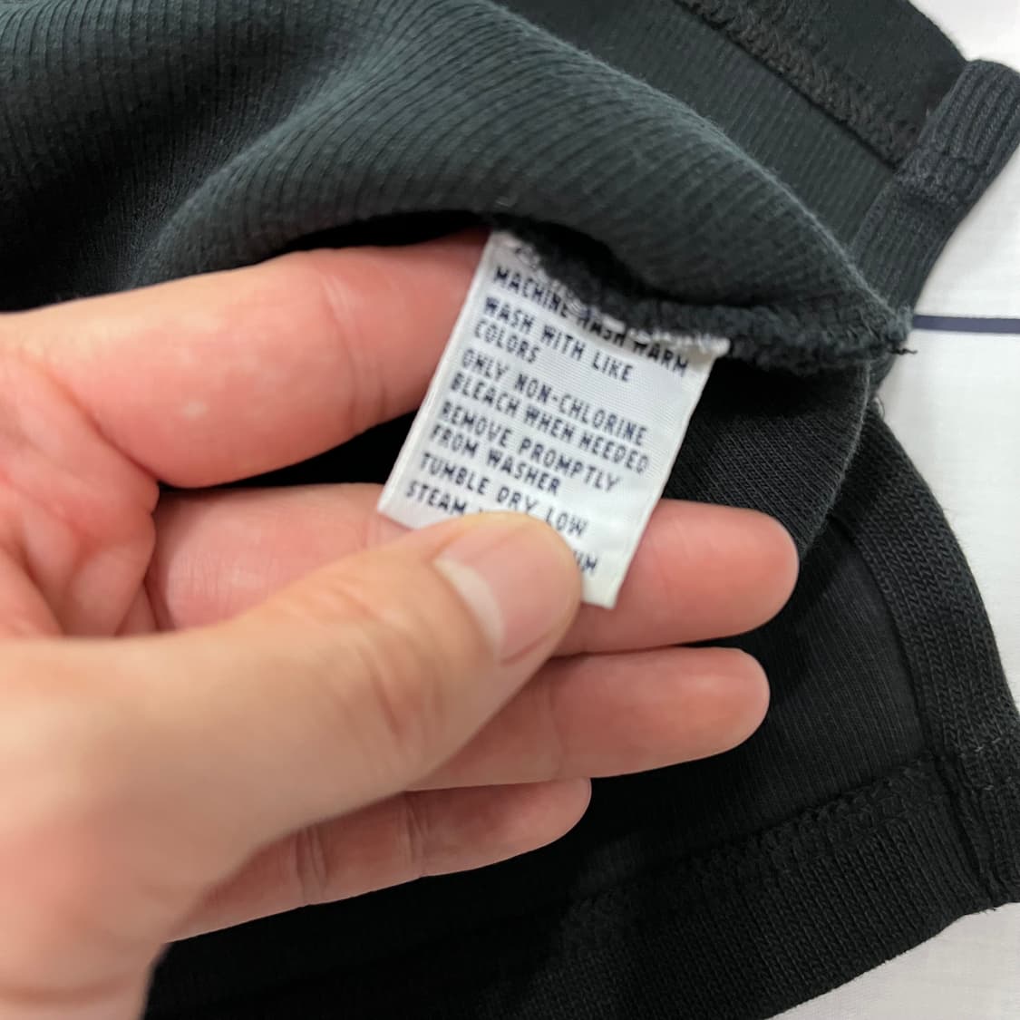 폴로 랄프로렌 블랙 반집업 면니트 상품이미지6