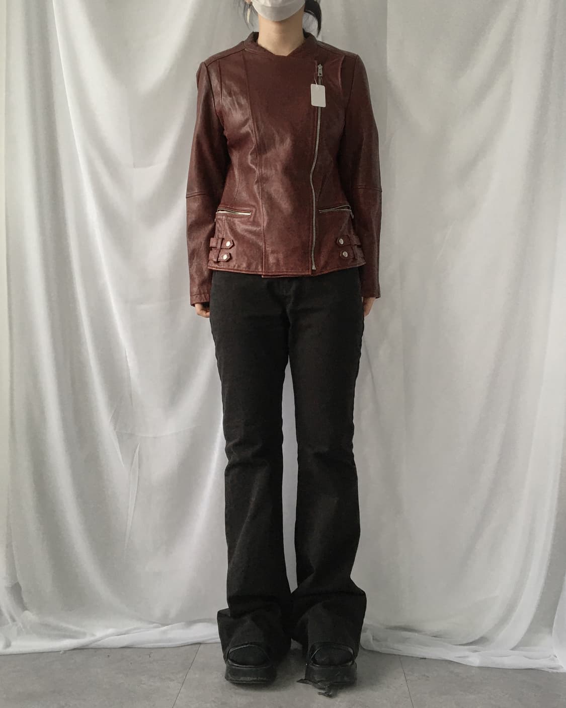 leather rider jacket 상품이미지7