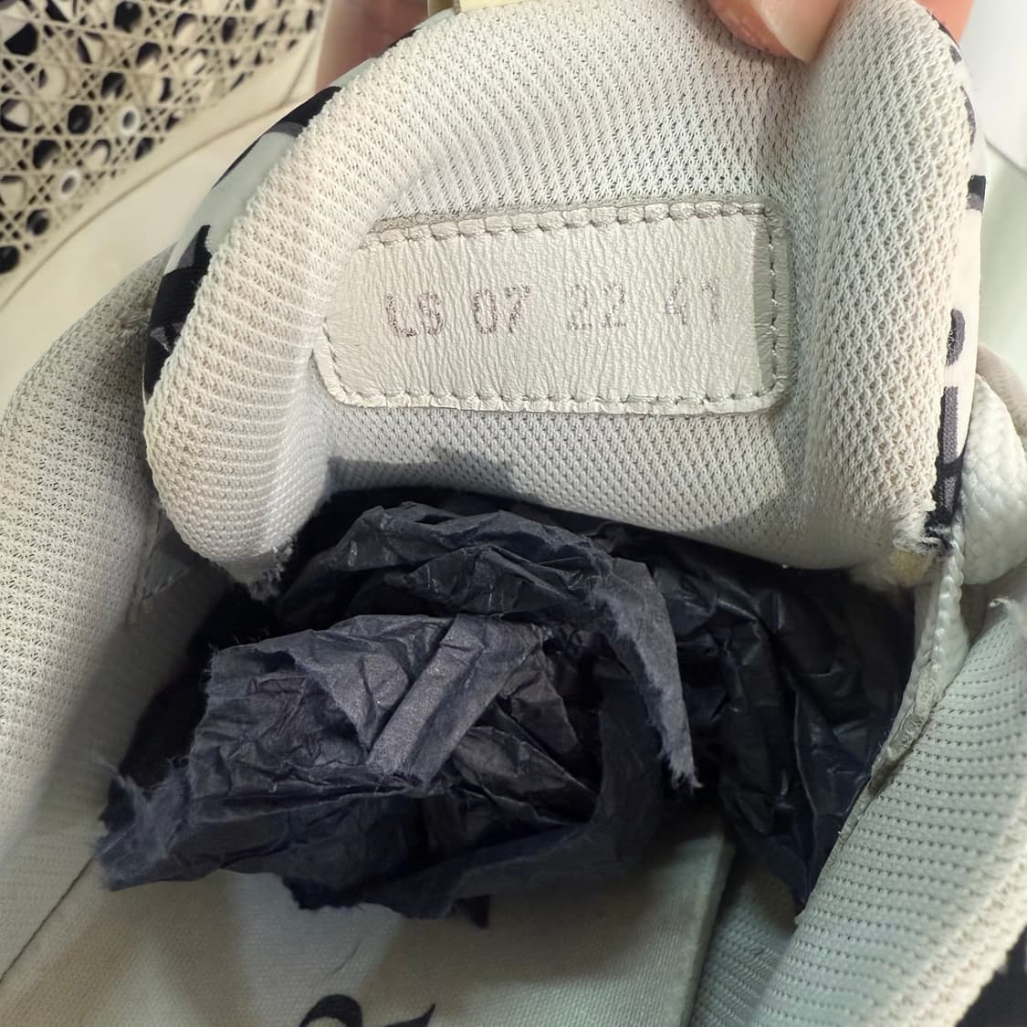 [41]디올 B24 오블리크 까나쥬 스니커즈 모티프 화이트
 상품이미지6