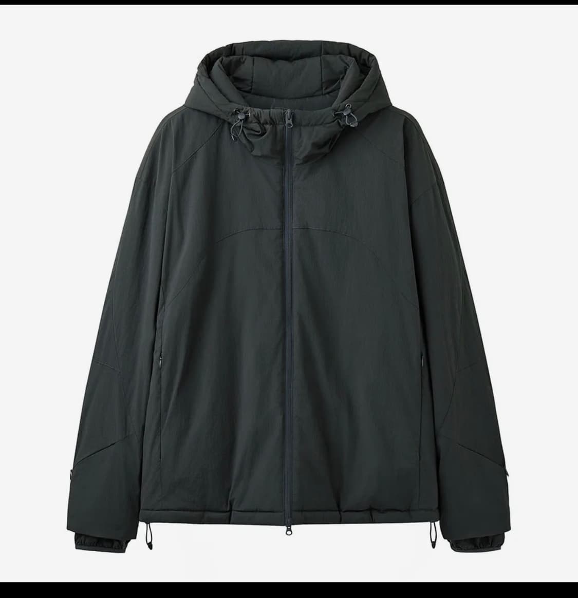 아르반 라이트 쉘 패디드 자켓 차콜 4 상품이미지1