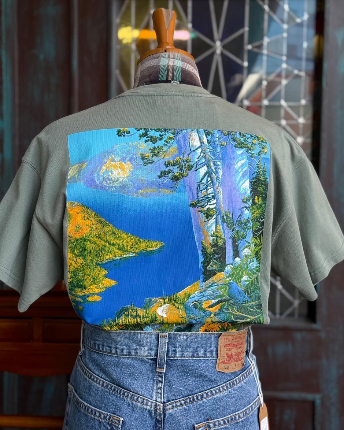 나이키 NRG ACG 숏 슬리브 크레이커 레이크 티셔츠 클래이 그린 XL 상품이미지9