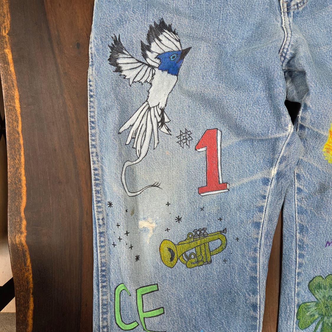 디키즈 핸드드로잉 데님팬츠 상품이미지3