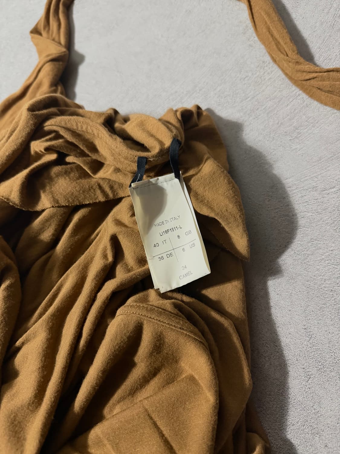 릭오웬스 비대칭 드레이프 원피스 상품이미지3