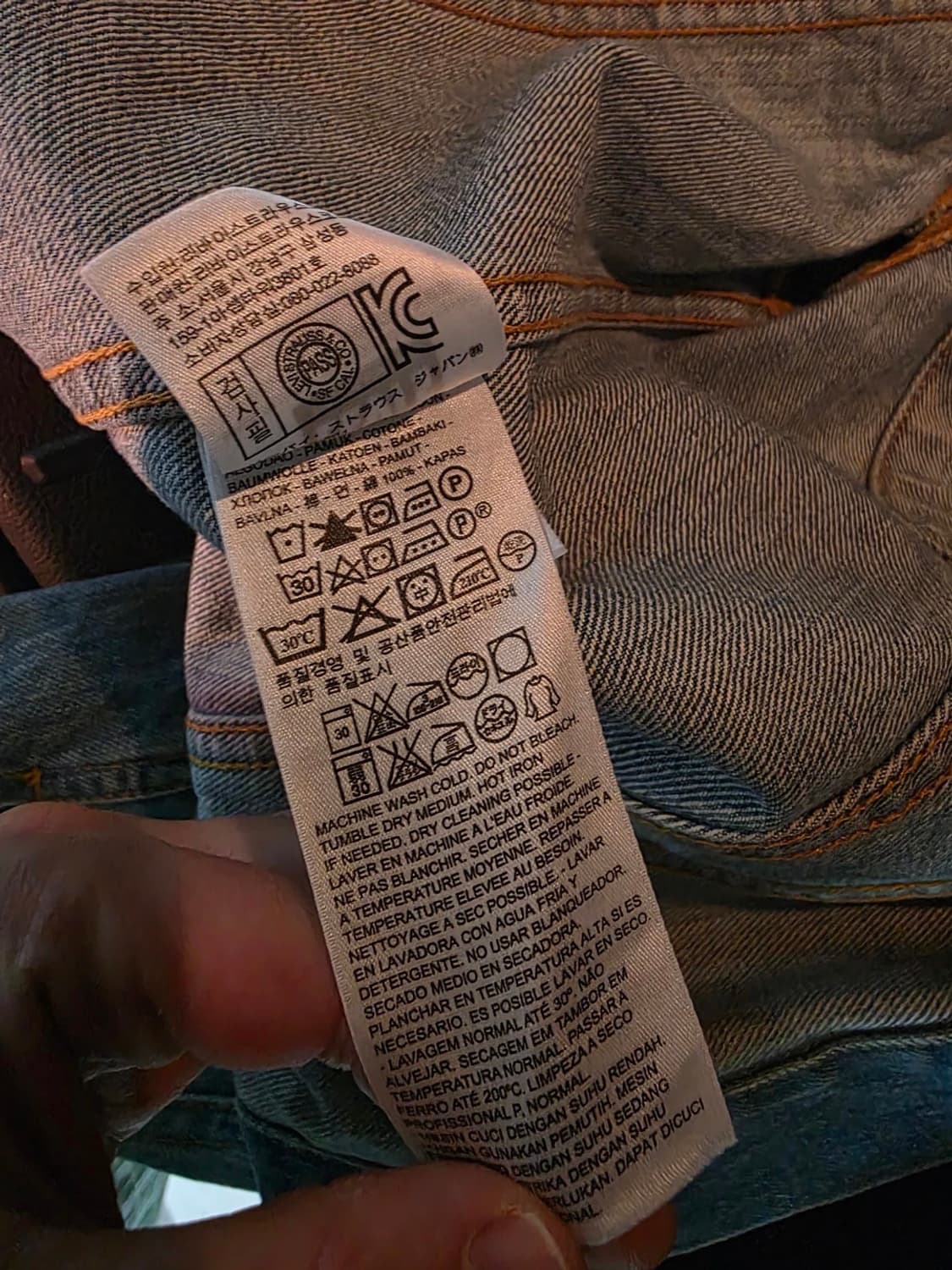 LVC 1970 아카이브 오렌지탭 타입3 트러커 M 상품이미지8