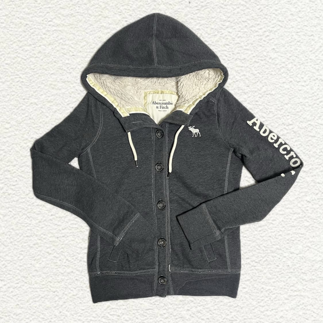 아베크롬비 양털 후드집업 S 상품이미지1