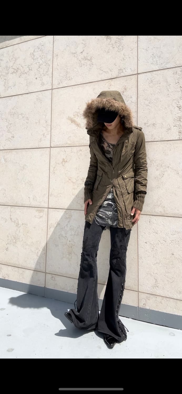 “Vintage” 00’s Mood Khaki Handwarmer Det 상품이미지7