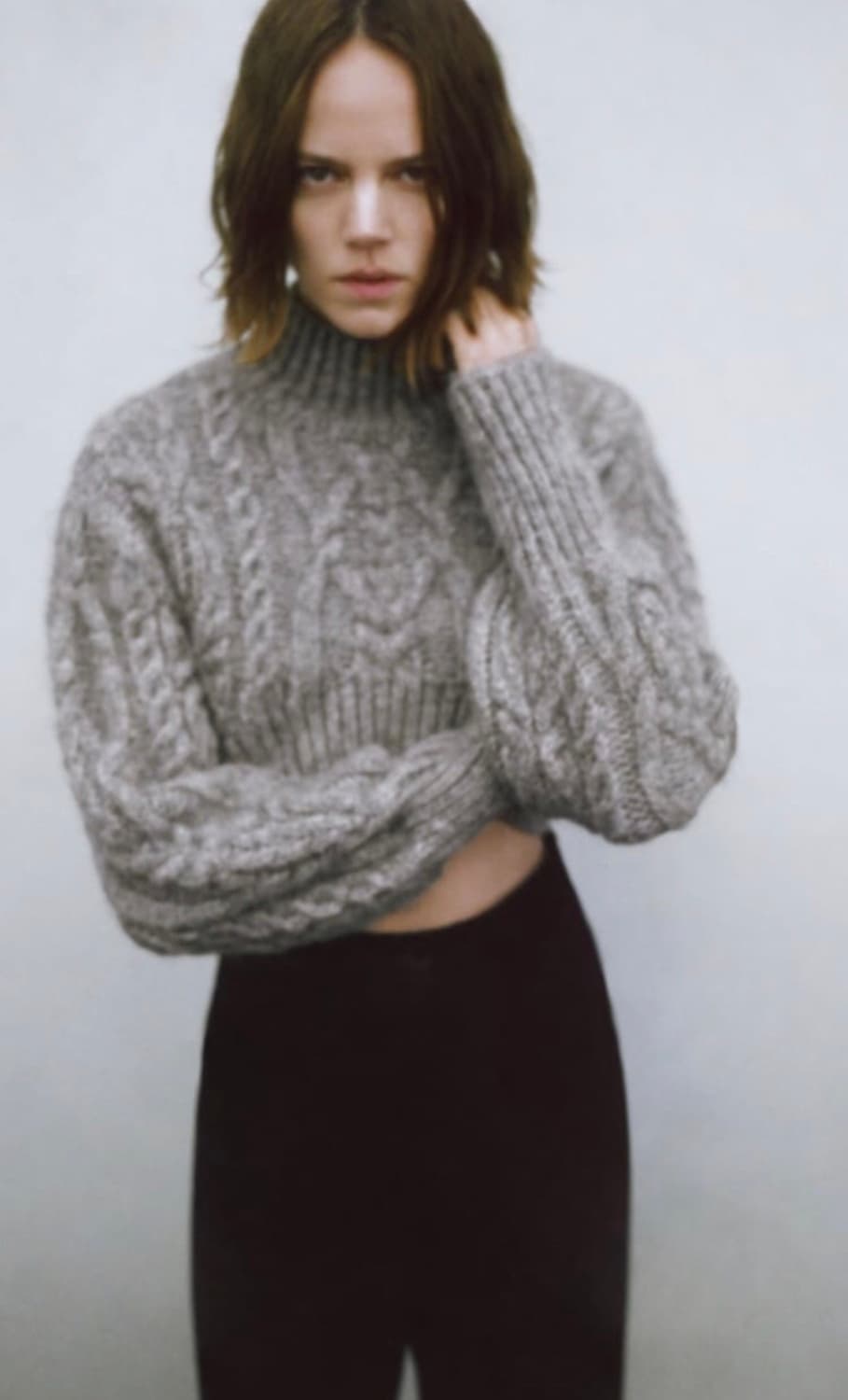 zara 자라 크롭 니트 M 상품이미지1