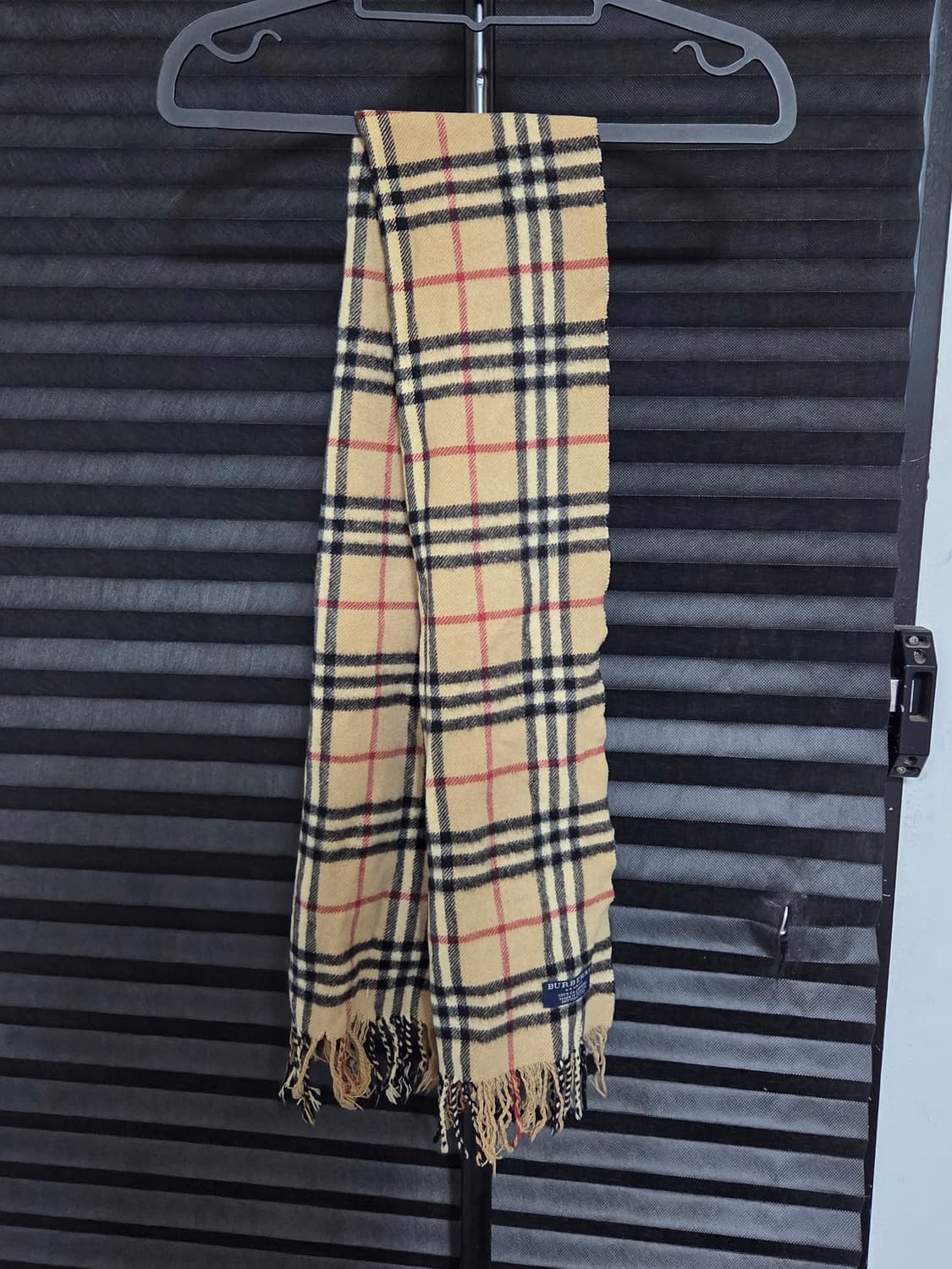 (정품) [버버리] 캐시미어 노바체크 머플러 판매합니다. 상품이미지1
