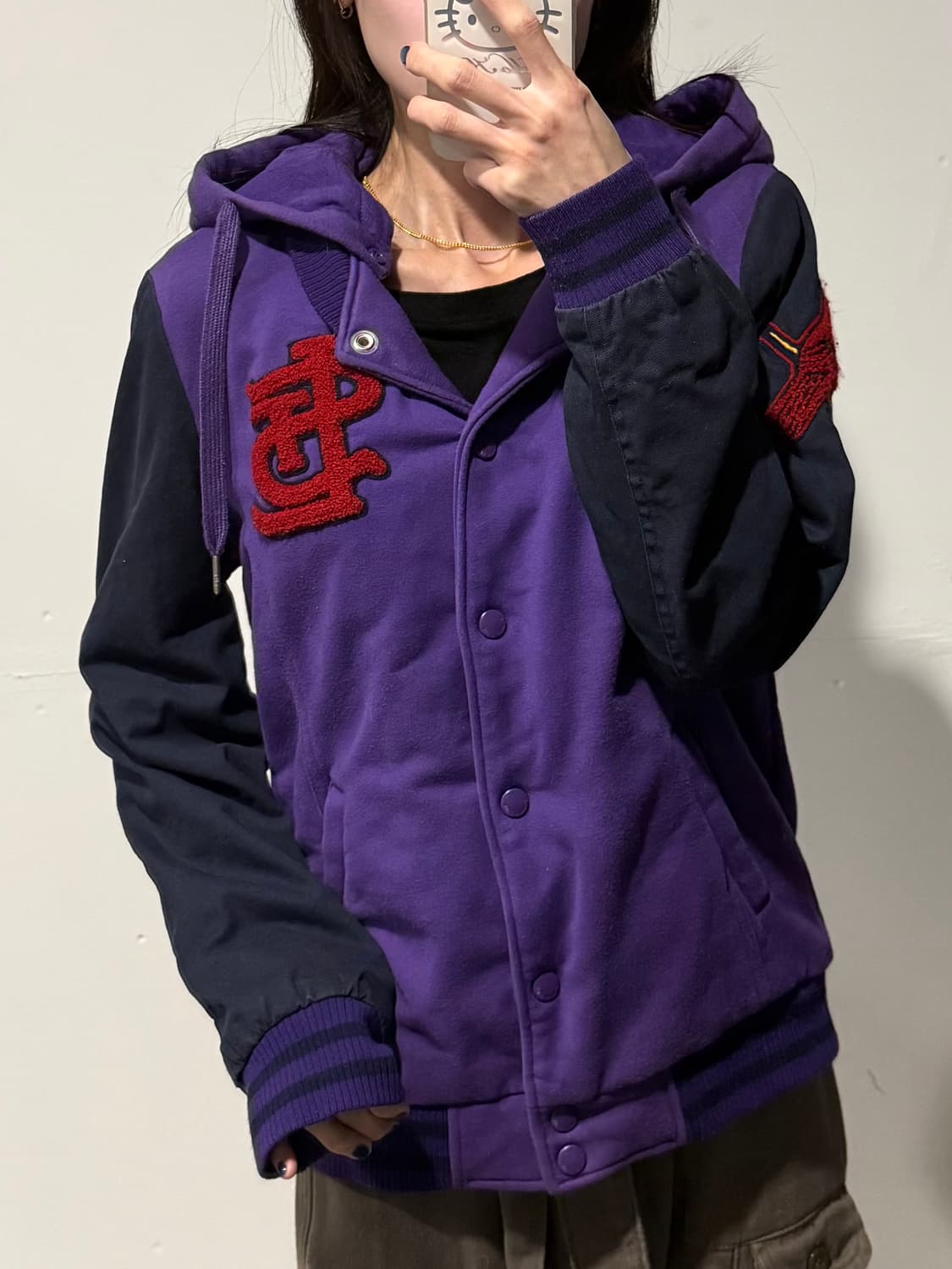 MLB 후드 바시티 자켓 상품이미지2