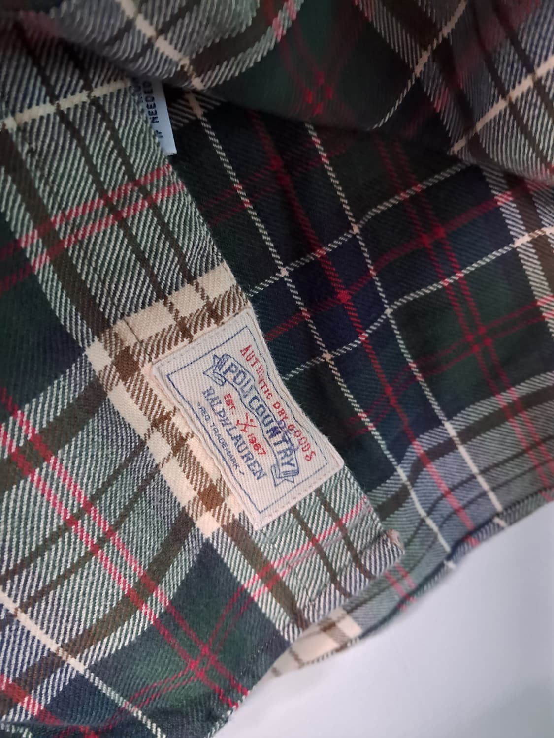 폴로랄프로렌 컨트리 엘보우 체크셔츠 상품이미지4