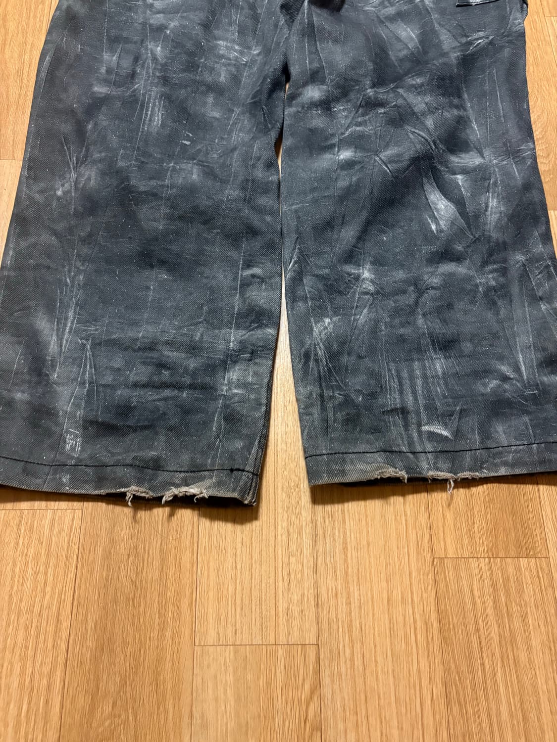 앤더슨벨 포데님&스크래치 레더 프린티드 카고 팬츠 28 상품이미지5