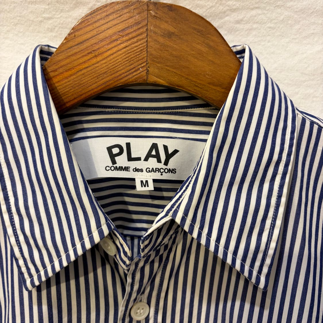 꼼데가르송 플레이 스트라이프 셔츠 상품이미지3
