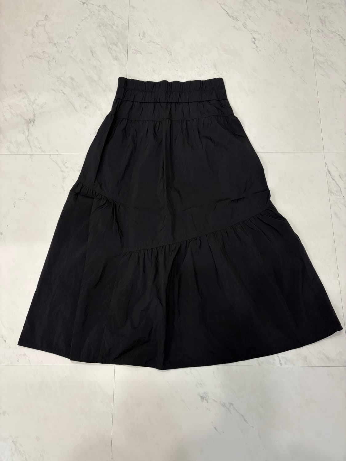 jcjd 셔링언밸런스롱스커트  상품이미지4