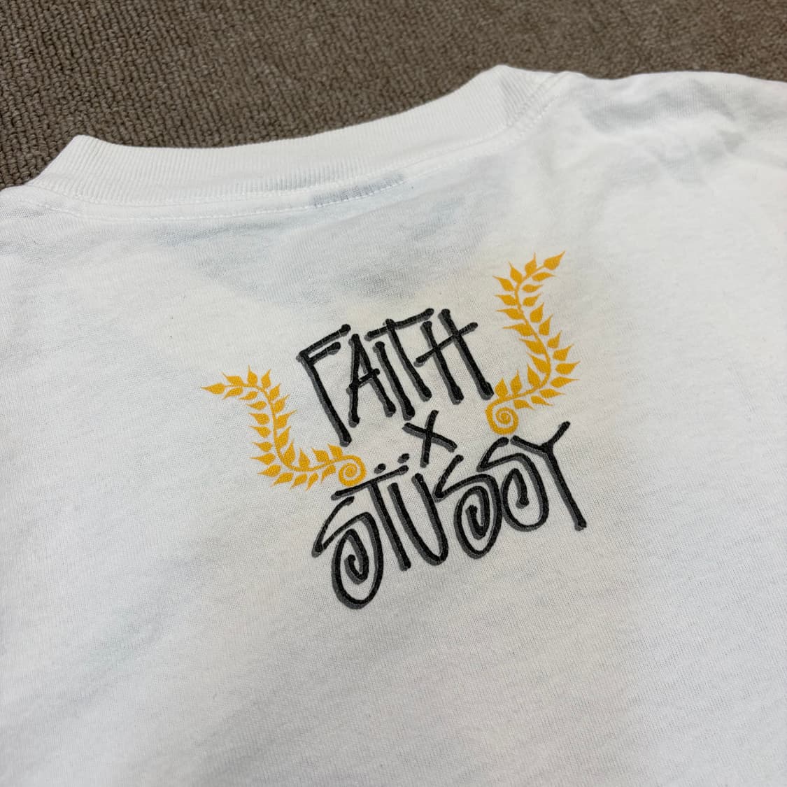 00s stussy x FAITH 올드 스투시 우먼스 반팔 티셔츠  상품이미지6