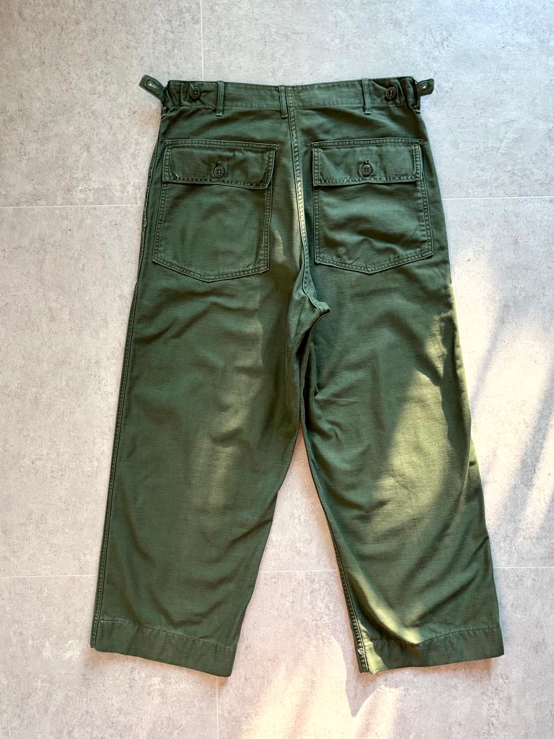 60's 미군 OG 107 퍼티그 팬츠 M(30~32) 전기형 상품이미지9