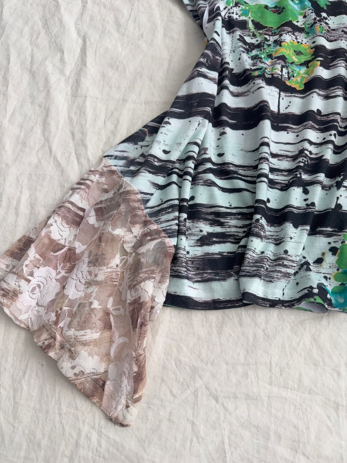 너드 페어리 오리엔탈 반팔 미니 원피스 상품이미지8