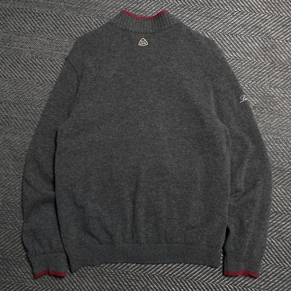 루이 까스텔 아가일 체크 패턴 니트 집업o 5241 상품이미지5