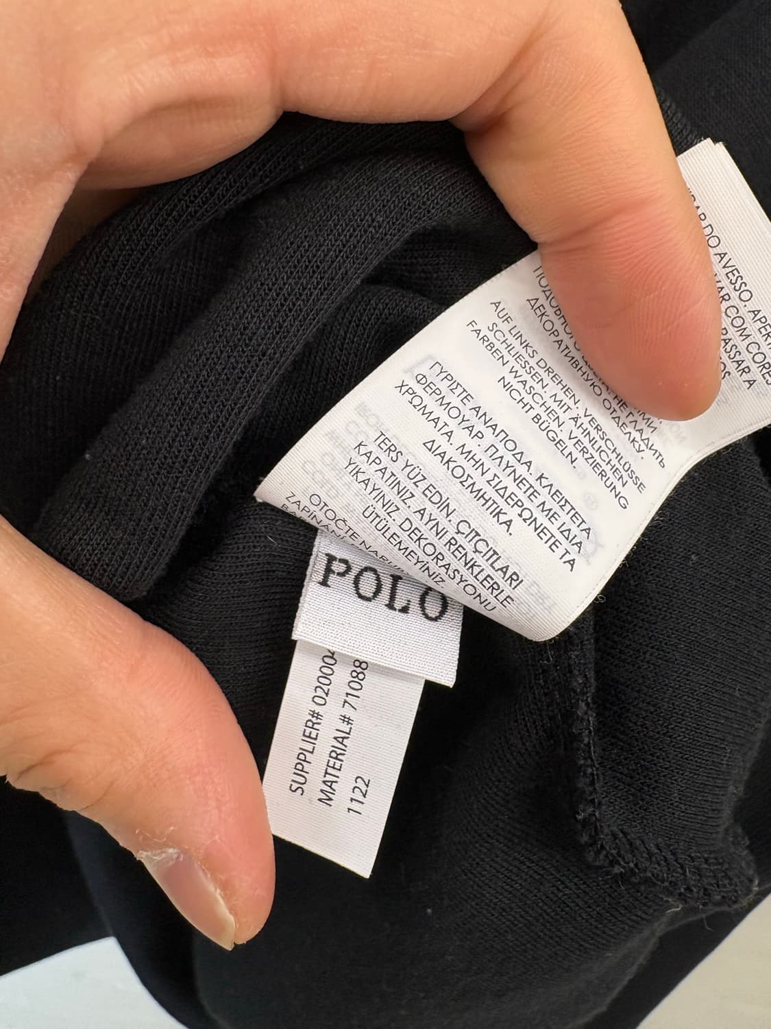 폴로랄프로렌 후드집업 블랙 상품이미지6