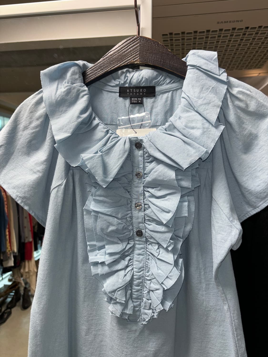 아츠로 타야마 프릴 레이어드 탑 상품이미지3