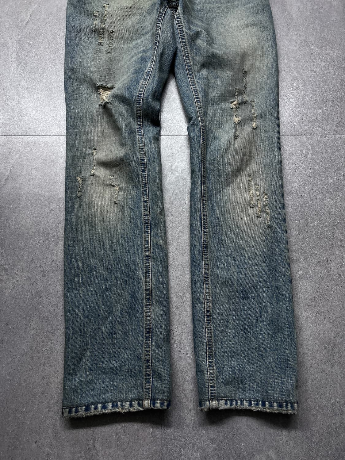 돌체앤가바나 디스트레스드 데님 팬츠 상품이미지5