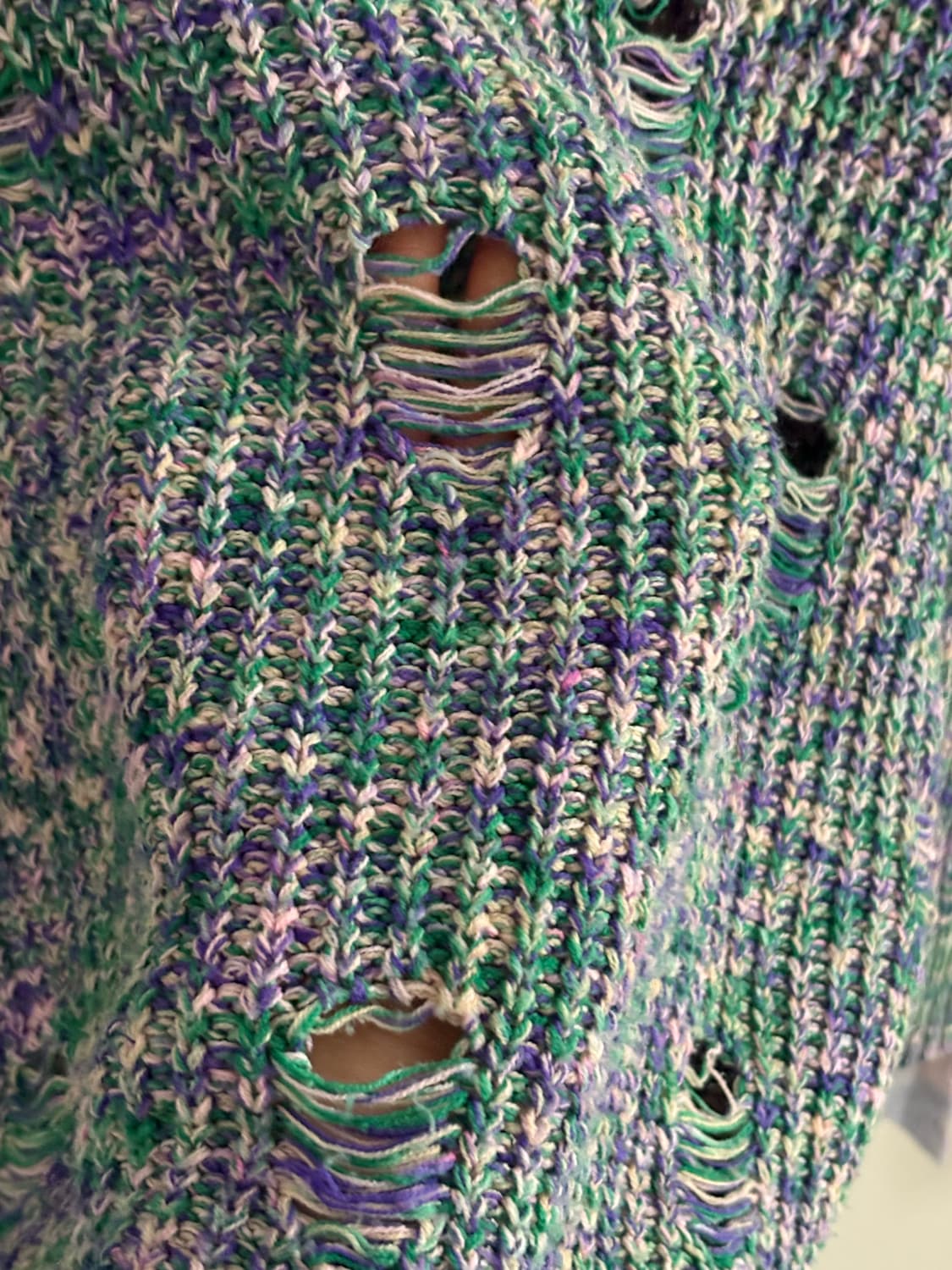 데미지 니트 상품이미지4