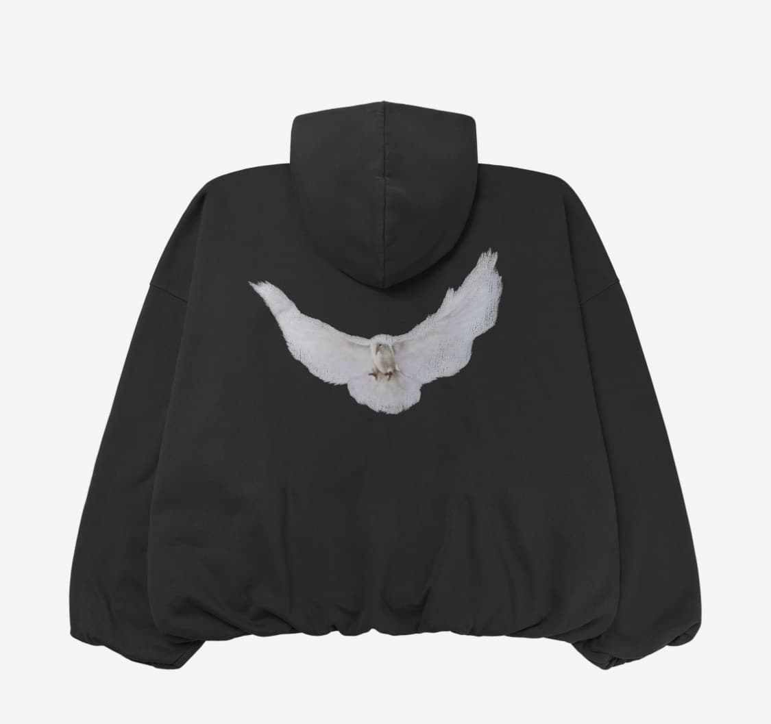 [XL] 이지 갭 발렌시아가 도브 후디 블랙 상품이미지2