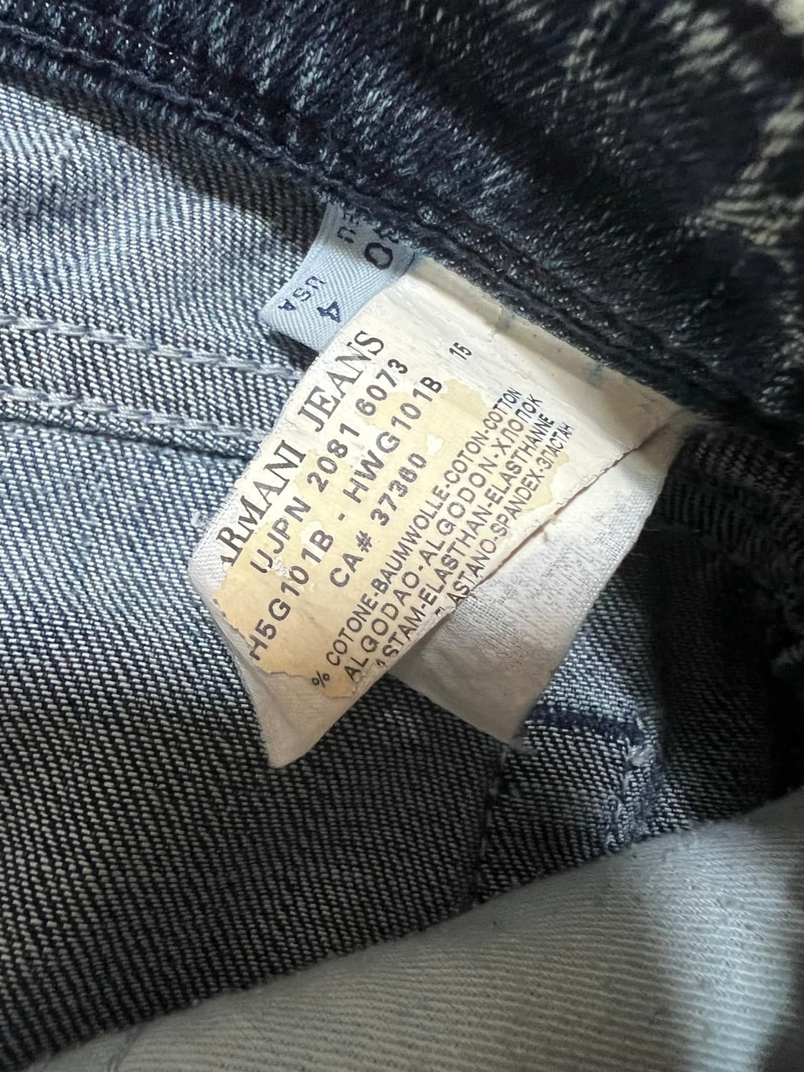 Armani Jeans 빈티지 데님 미니스커트 상품이미지4
