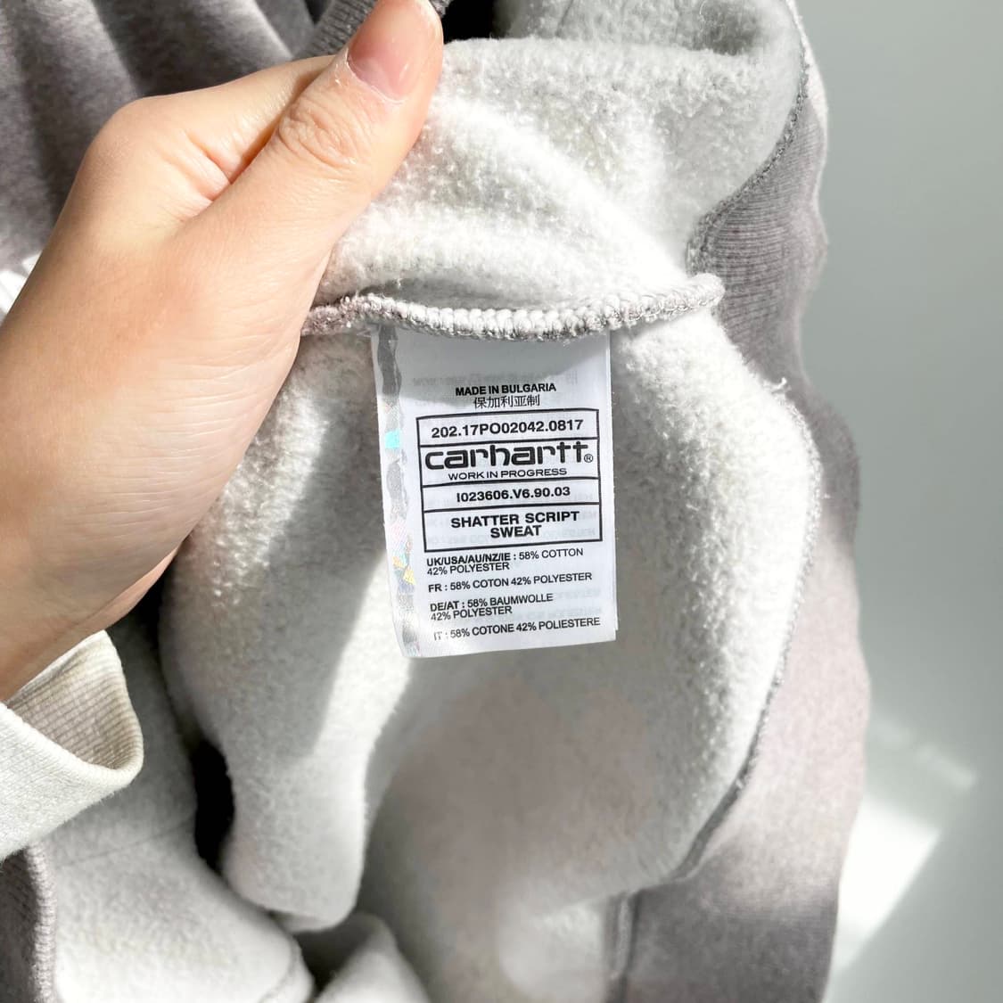 A2 칼하트 하프넥 스웻셔츠 100사이즈 상품이미지6