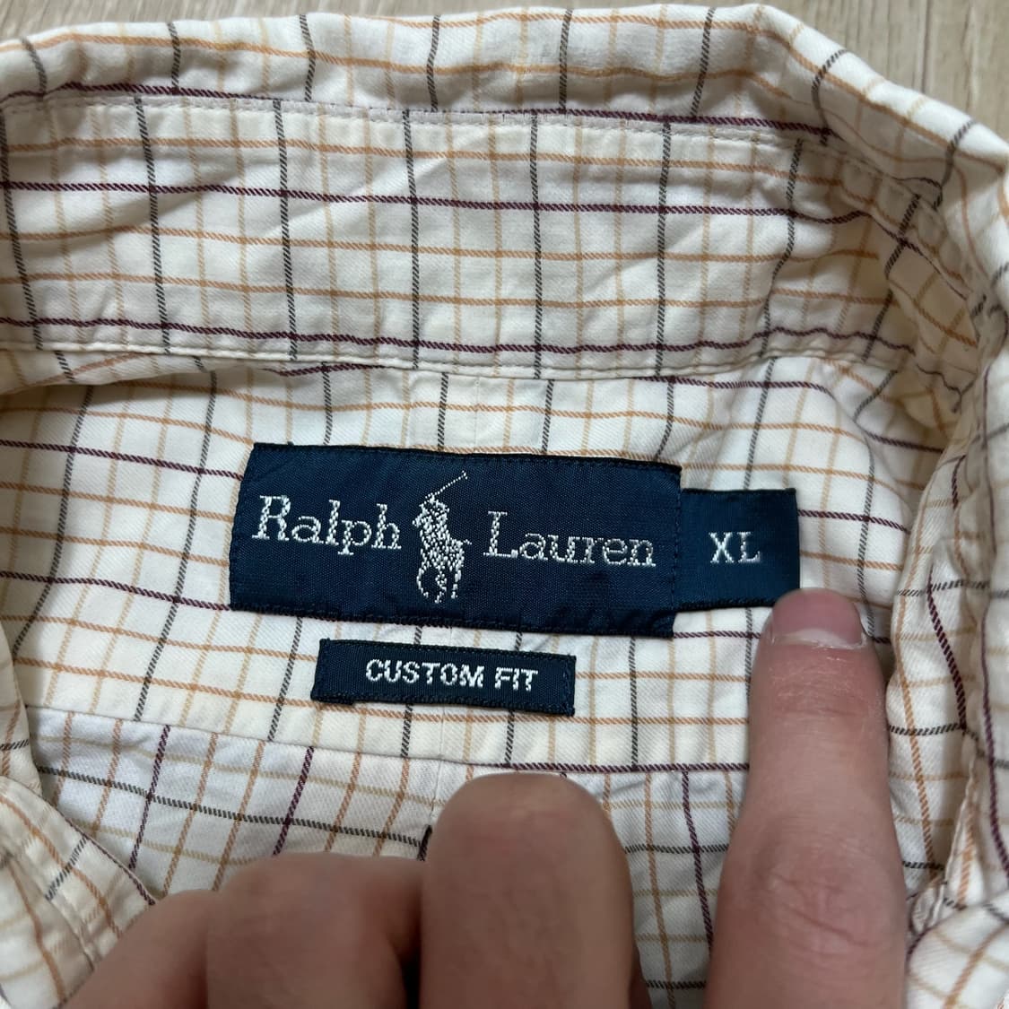 폴로 랄프로렌 버튼다운 체크셔츠 XL/105  상품이미지5