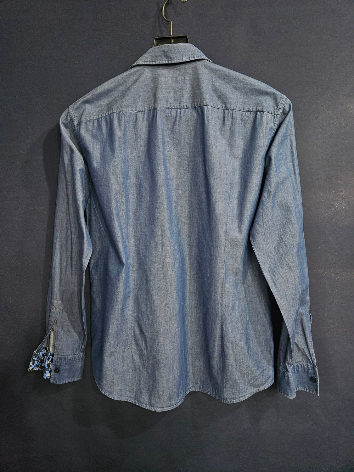 휴고보스 블루 남성 슬림핏 100 긴팔셔츠  상품이미지2