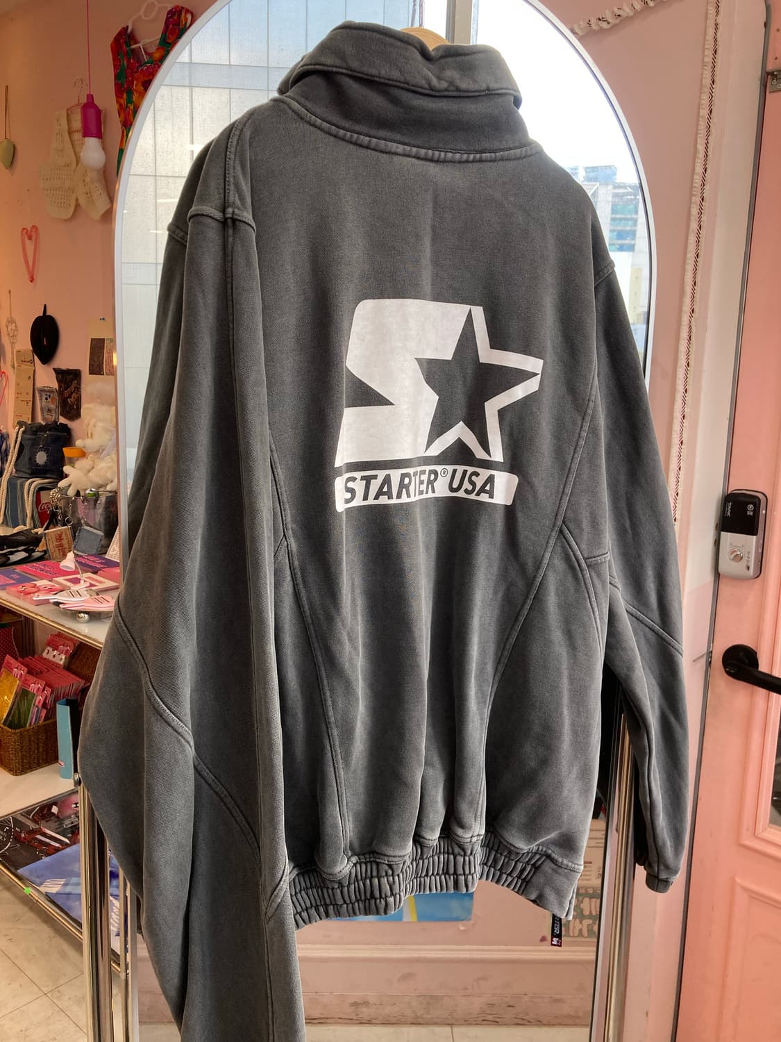 Starter 그레이 아노락 후드 상품이미지4