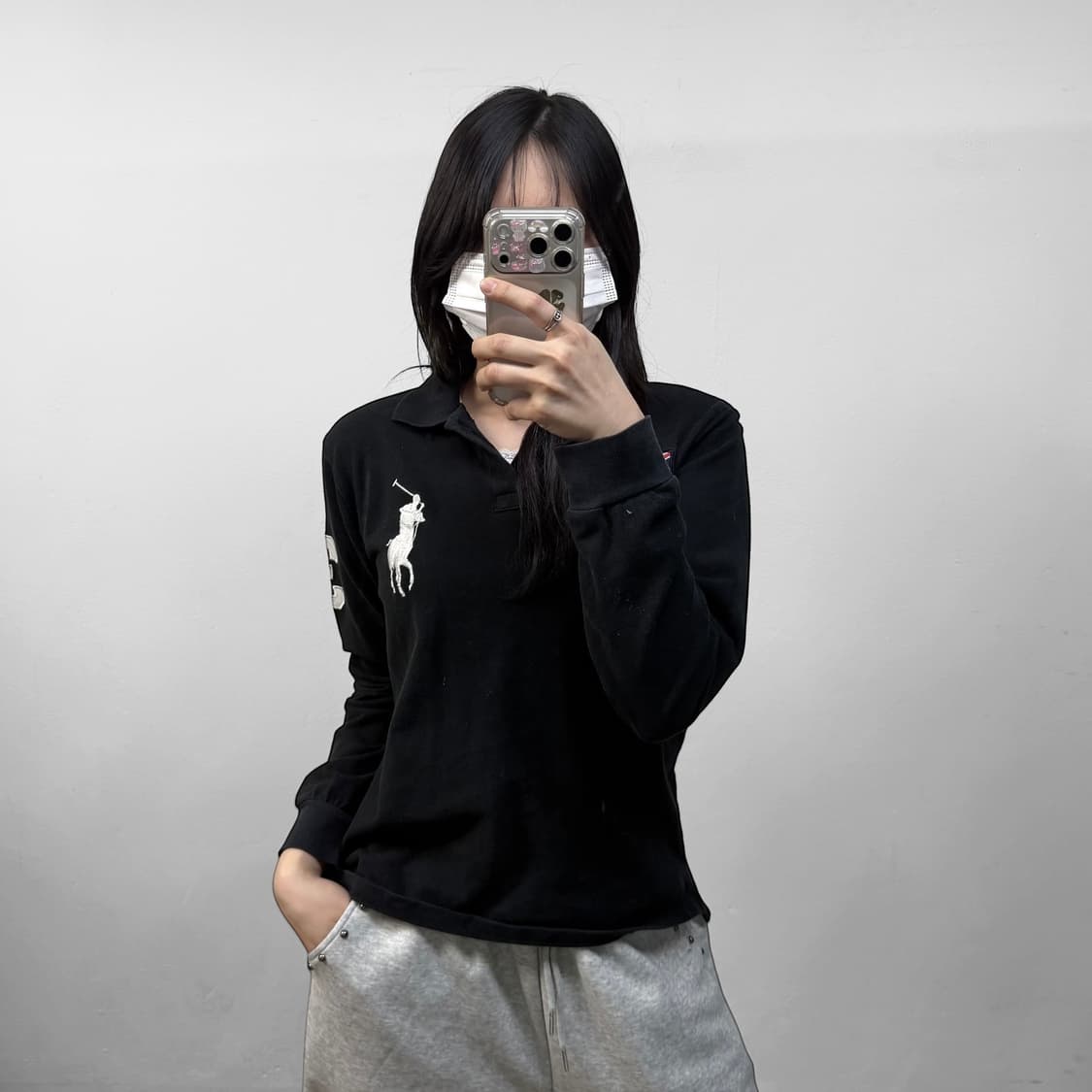 폴로 랄프로렌 빅 포니 영국 치프키프 카라티 블랙 상품이미지1