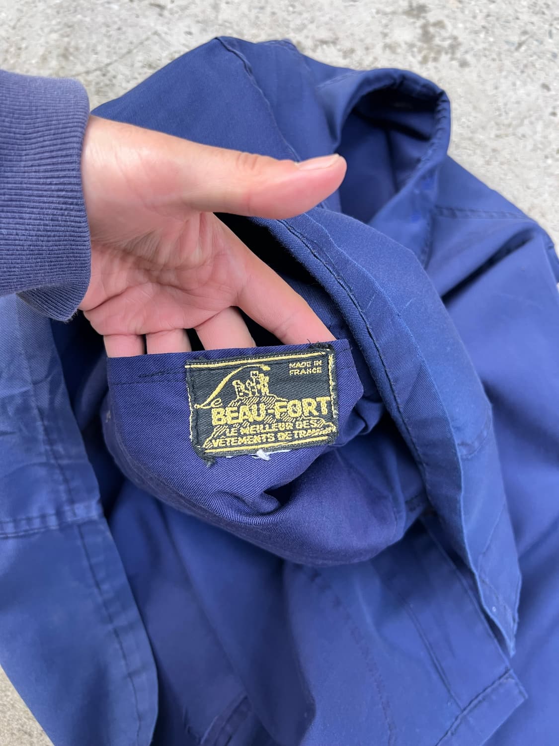 1950s LE BEAU FORT OLD FRENCH 50s프렌치워크자켓 상품이미지7