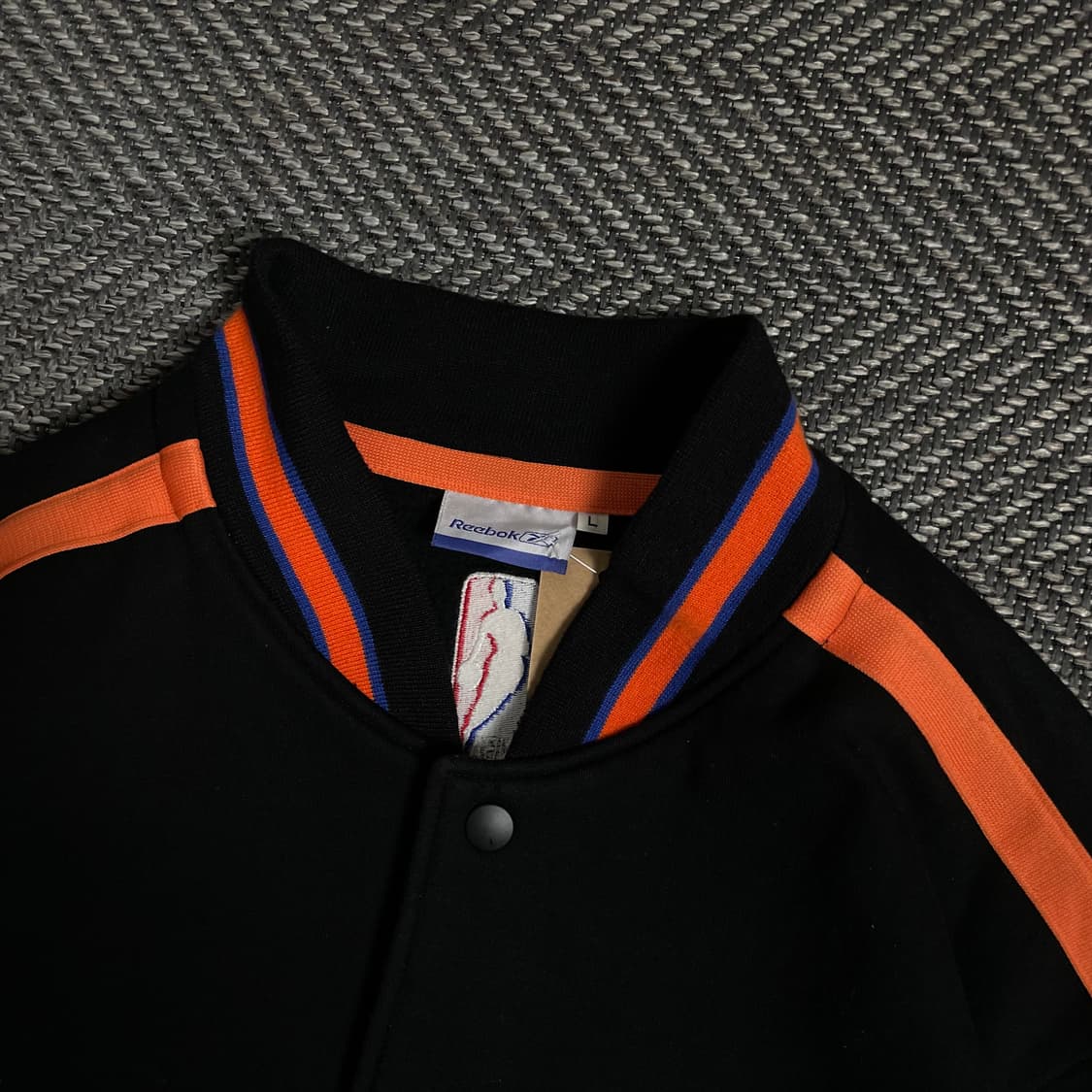 00s 리복 NBA 뉴욕 닉스 올드스쿨 바시티 자켓o 4808 상품이미지4