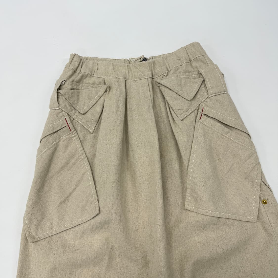 Mercibeaucoup hemp skirt 상품이미지4